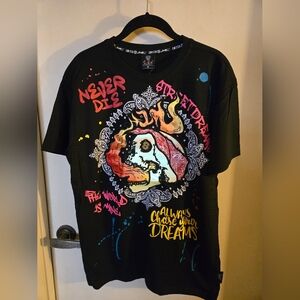 Men’s Switch Remarkable Limited Edition Skull Bandana Graphic T-Shirt •